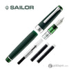 Sailor Pro Gear Regular Fountain Pen in British Racing Green - 21kt Gold Nib Fountain Pen