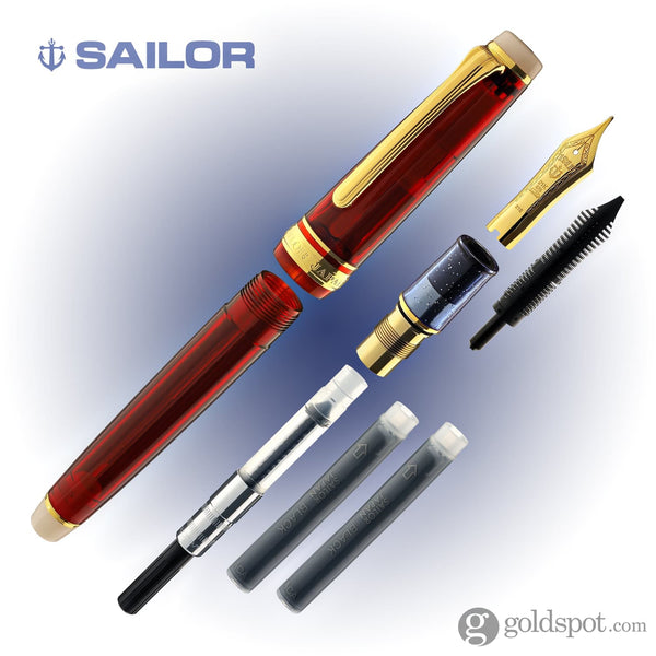 Sailor Pro Gear Regular Fountain Pen in Go USA - 21kt Gold Fountain Pen