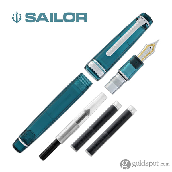 Sailor Pro Gear Regular Fountain Pen in Lucky Charm Green - 21kt Gold Nib Fountain Pen