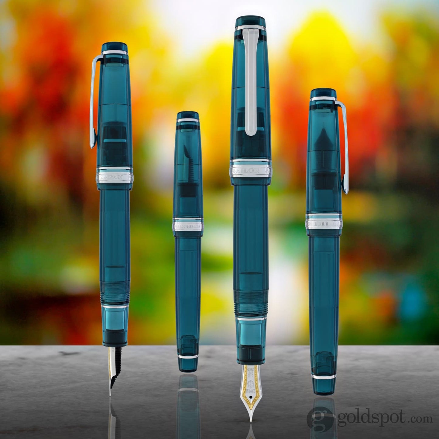 Sailor Pro Gear Regular Fountain Pen in Lucky Charm Green - 21kt Gold Nib Fountain Pen