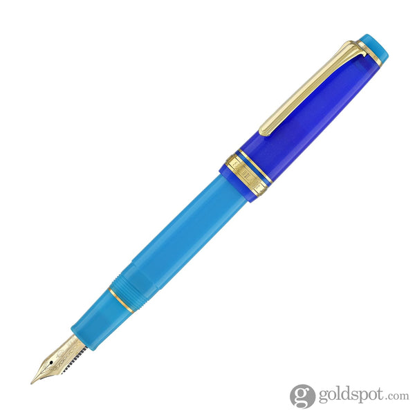 Sailor Pro Gear Slim Fountain Pen in Blue Quasar - 14kt Gold Fountain Pen