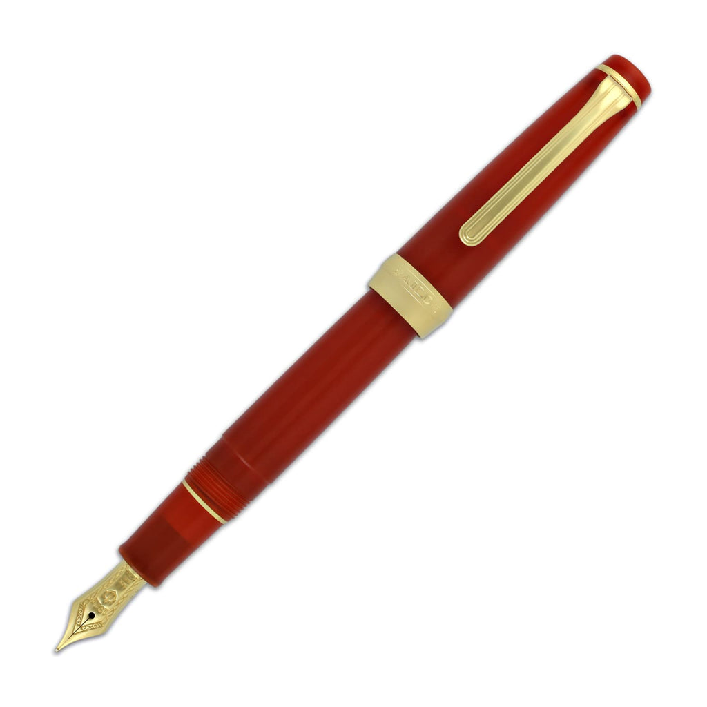 Sailor Pro Gear Slim Fountain Pen in Fire Red - 14kt Gold Nib Fountain Pen