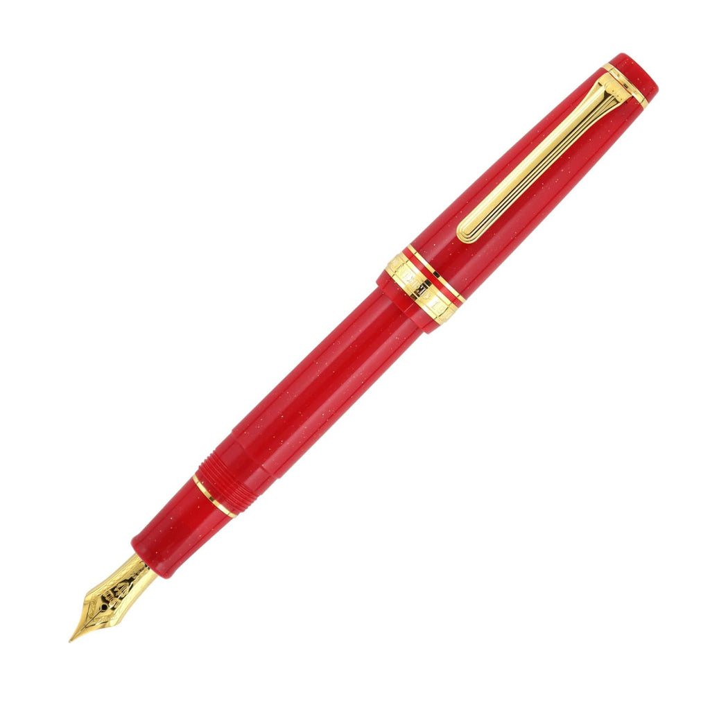Sailor Pro Gear Slim Fountain Pen Shikiori Princess Kaguya Red - 14kt Gold Medium Fine Point Fountain Pen