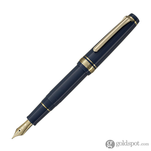 Sailor Pro Gear Slim Mini Fountain Pen in Ayur Blue - 14kt Gold Medium Fine Point Fountain Pen
