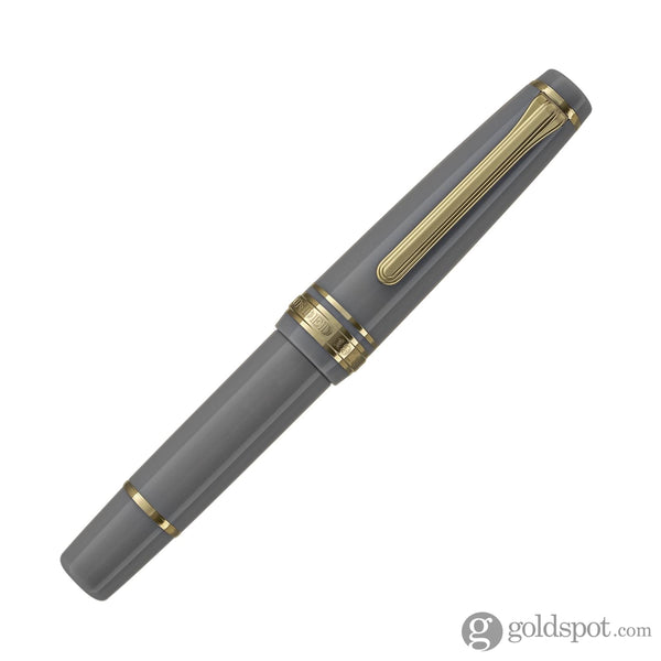Sailor Pro Gear Slim Mini Fountain Pen in Ayur Grey - 14kt Gold Medium Fine Point Fountain Pen
