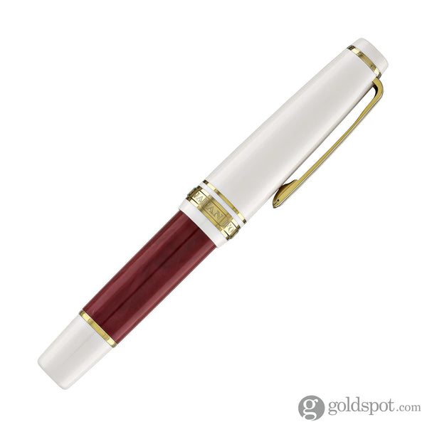 Sailor Pro Gear Slim Mini ‘Rencontre’ Fountain Pen in Bordeaux Fonce - 14kt Gold Medium Fine Point Fountain Pen
