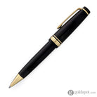 Sailor Professional Gear Ballpoint Pen in Black with Gold Trim - 24K Gold Nib Ballpoint Pen