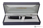 Sailor Professional Gear Ballpoint Pen in Black with Silver Trim & Nickel Chrome Plated -1.0mm Ballpoint Pen