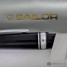 Sailor Professional Gear Ballpoint Pen in Black with Silver Trim & Nickel Chrome Plated -1.0mm Ballpoint Pen