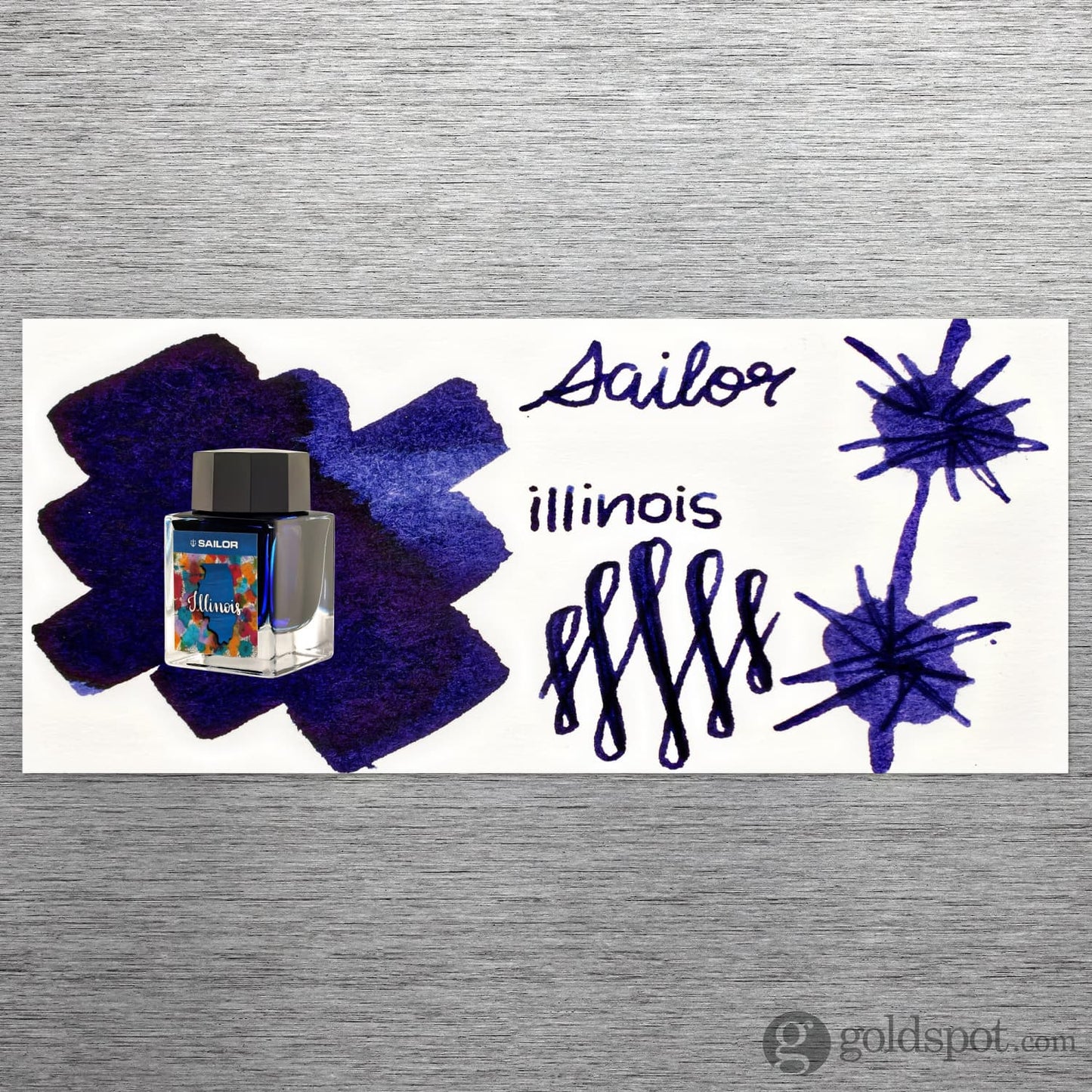 Sailor USA State Bottled Ink in Illinois (Blue) - 20 mL Bottled Ink