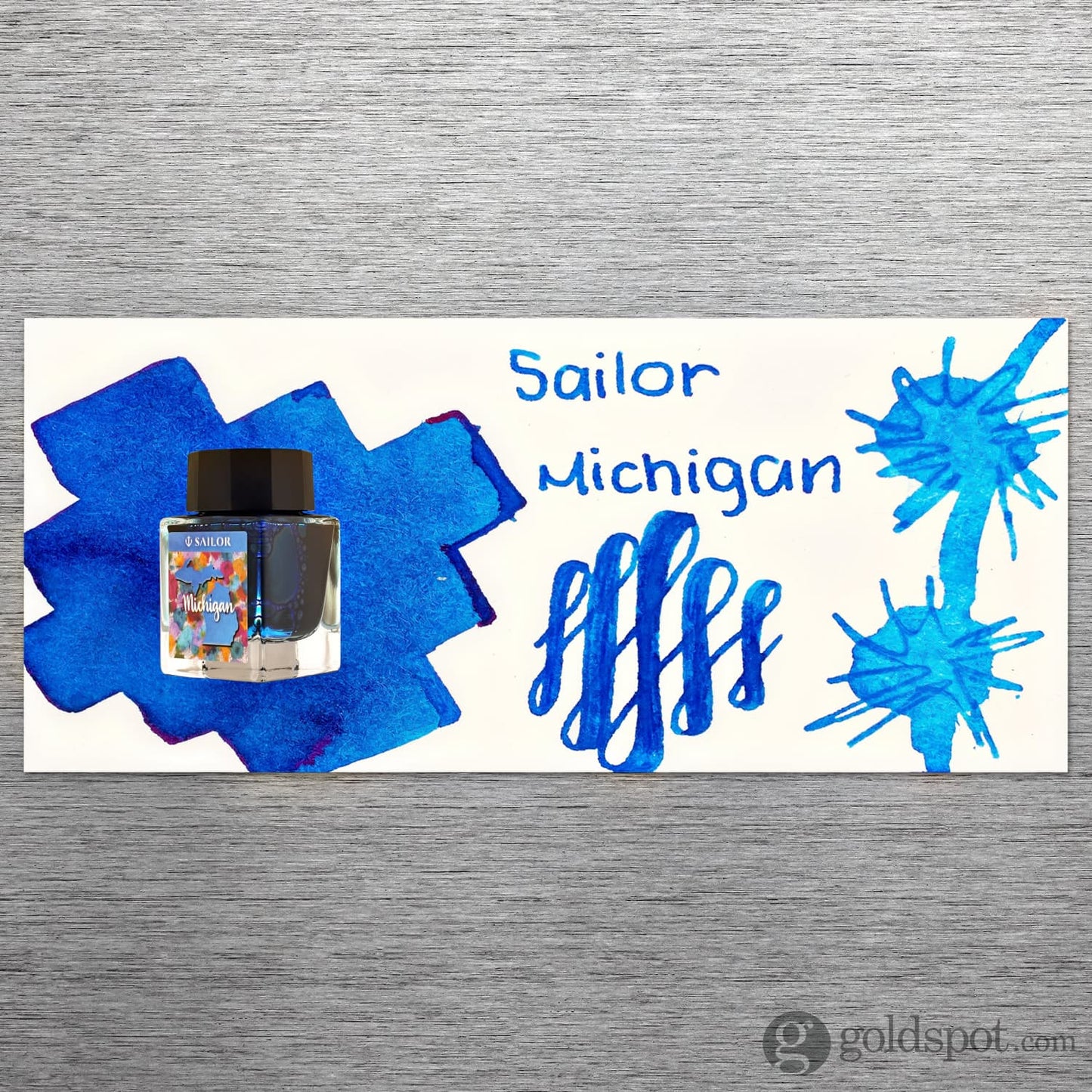 Sailor USA State Bottled Ink in Michigan (Blue) - 20 mL Bottled Ink