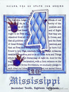 Sailor USA State Bottled Ink in Mississippi (Deep Blue) - 20 mL Bottled Ink