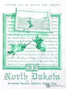 Sailor USA State Bottled Ink in North Dakota (Mint Green) - 20 mL Bottled Ink