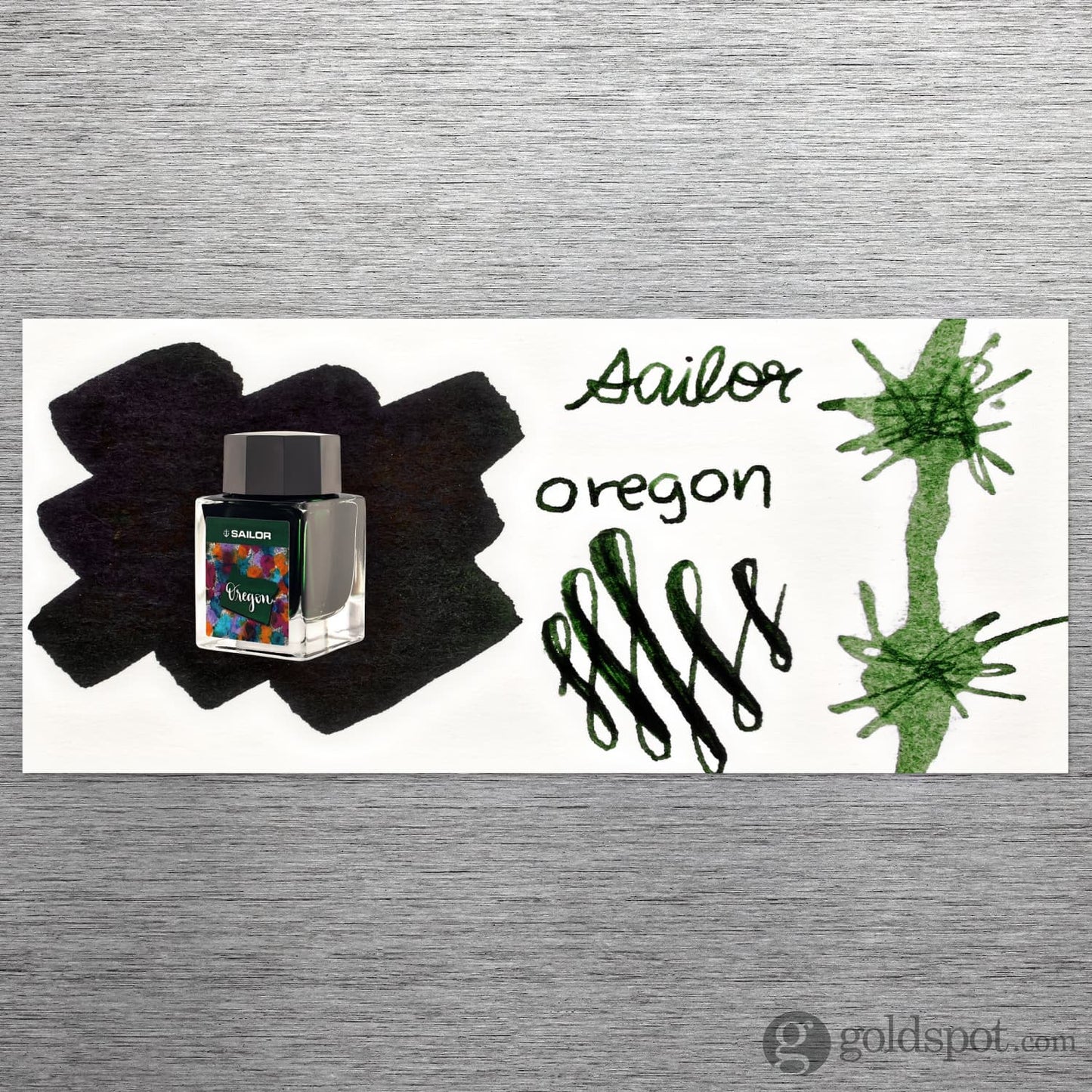 Sailor USA State Bottled Ink in Oregon (Green) - 20mL Bottled Ink