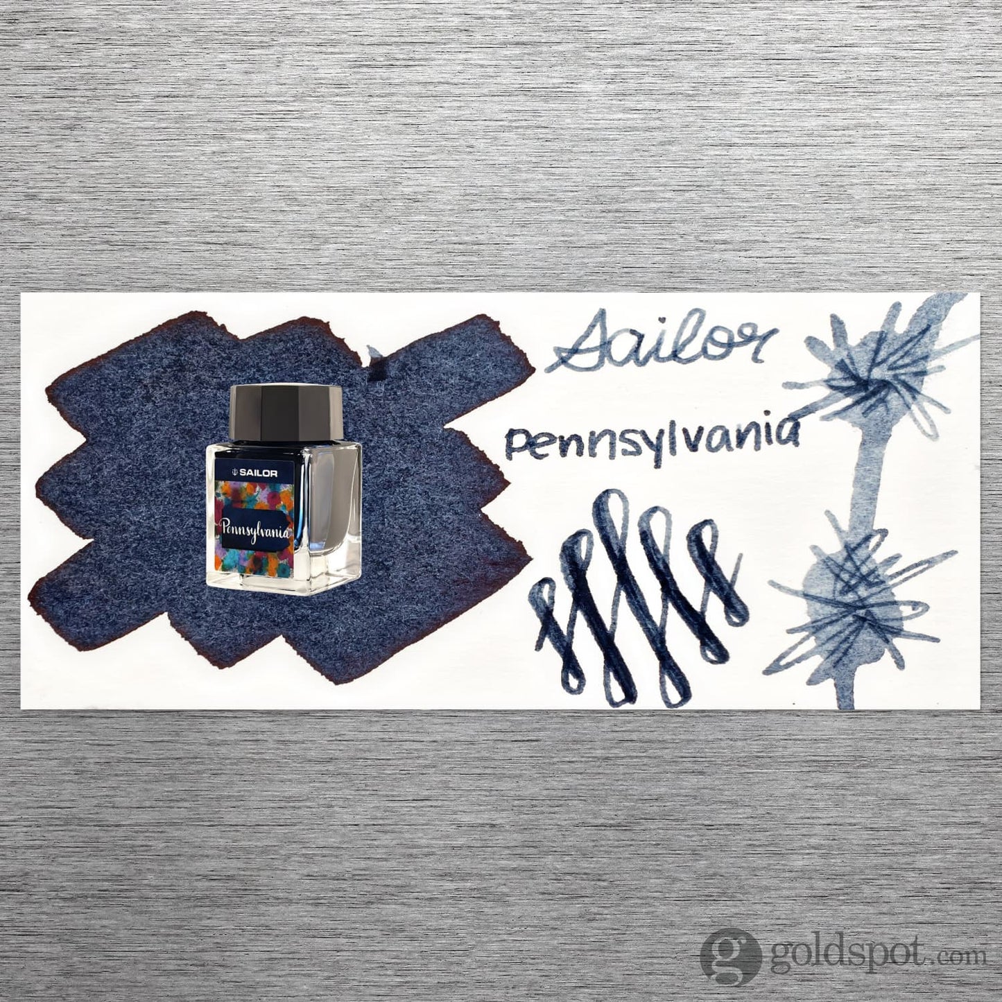 Sailor USA State Bottled Ink in Pennsylvania (Steel Blue Gray) - 20mL Bottled Ink