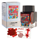 Sailor USA State Bottled Ink in Virginia (Red) - 20 mL Bottled Ink