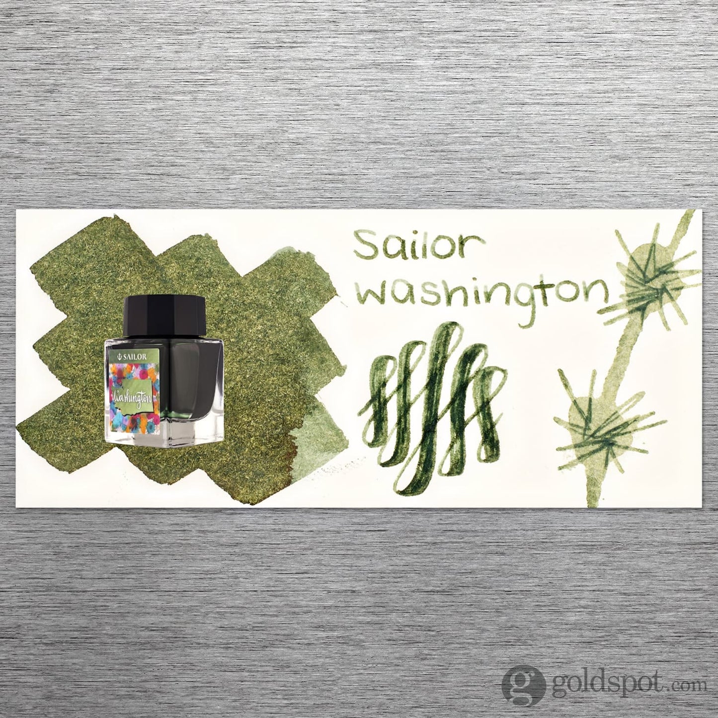 Sailor USA State Bottled Ink in Washington (Green) - 20 mL Bottled Ink