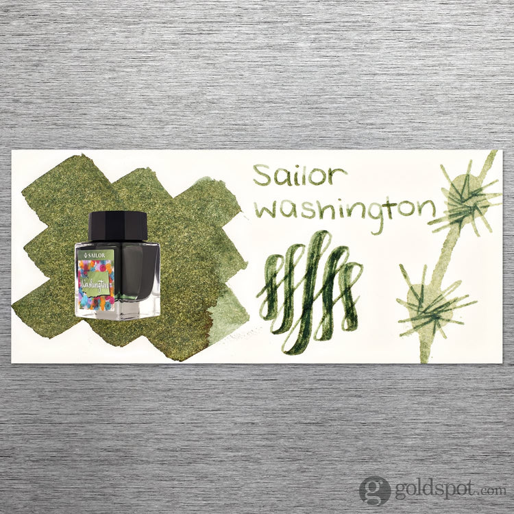Sailor USA State Bottled Ink in Washington (Green) - 20 mL Bottled Ink