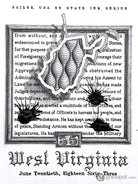 Sailor USA State Bottled Ink in West Virginia (Coal Gray) - 20 mL Bottled Ink