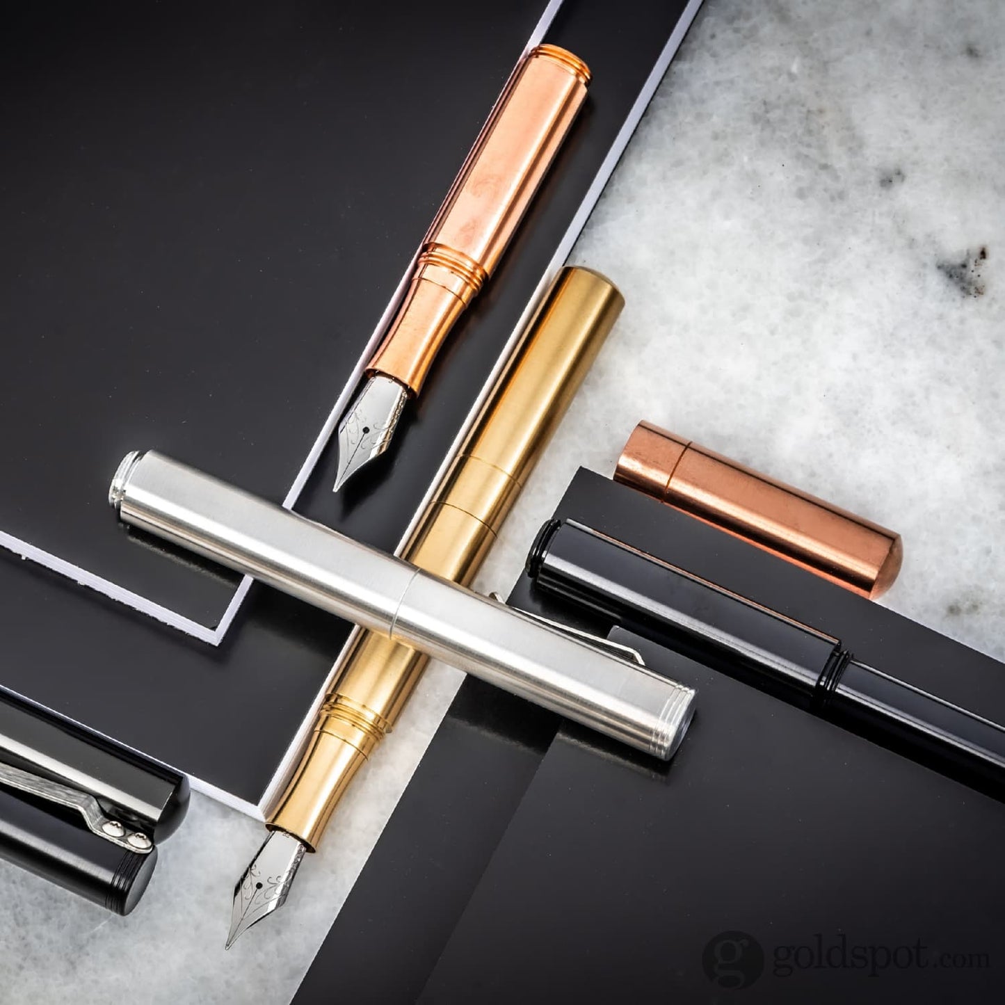 Schon DSGN Pocket Six Fountain Pen in Brass Fountain Pen