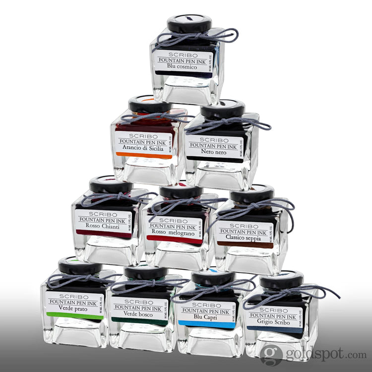 Scribo Bottled Ink in Blu Cosmico - 90mL Bottled Ink