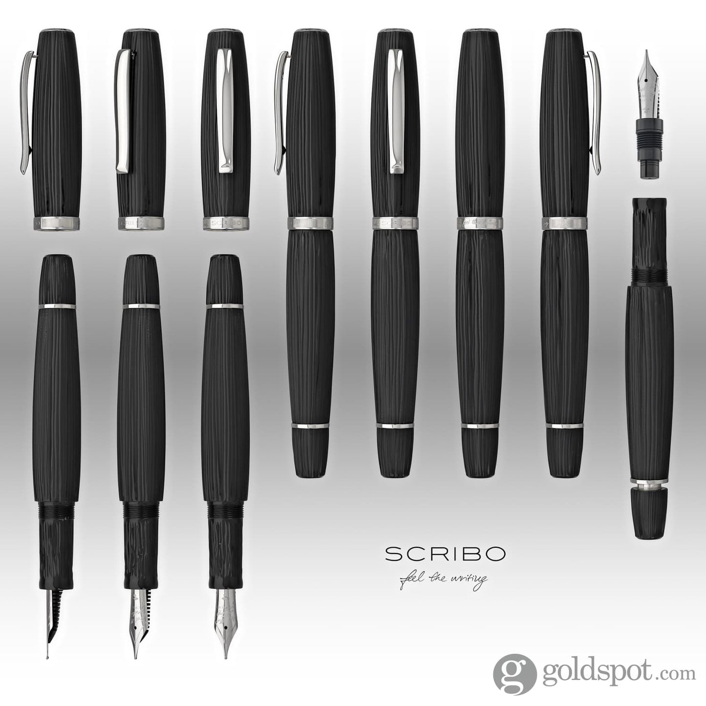 Scribo La Dotta Fountain Pen in Domus - 18kt Gold Nib Fountain Pen