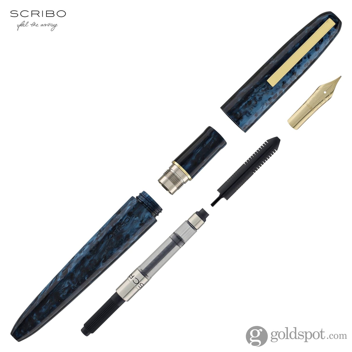Scribo Piuma Fountain Pen in Agata Fountain Pen