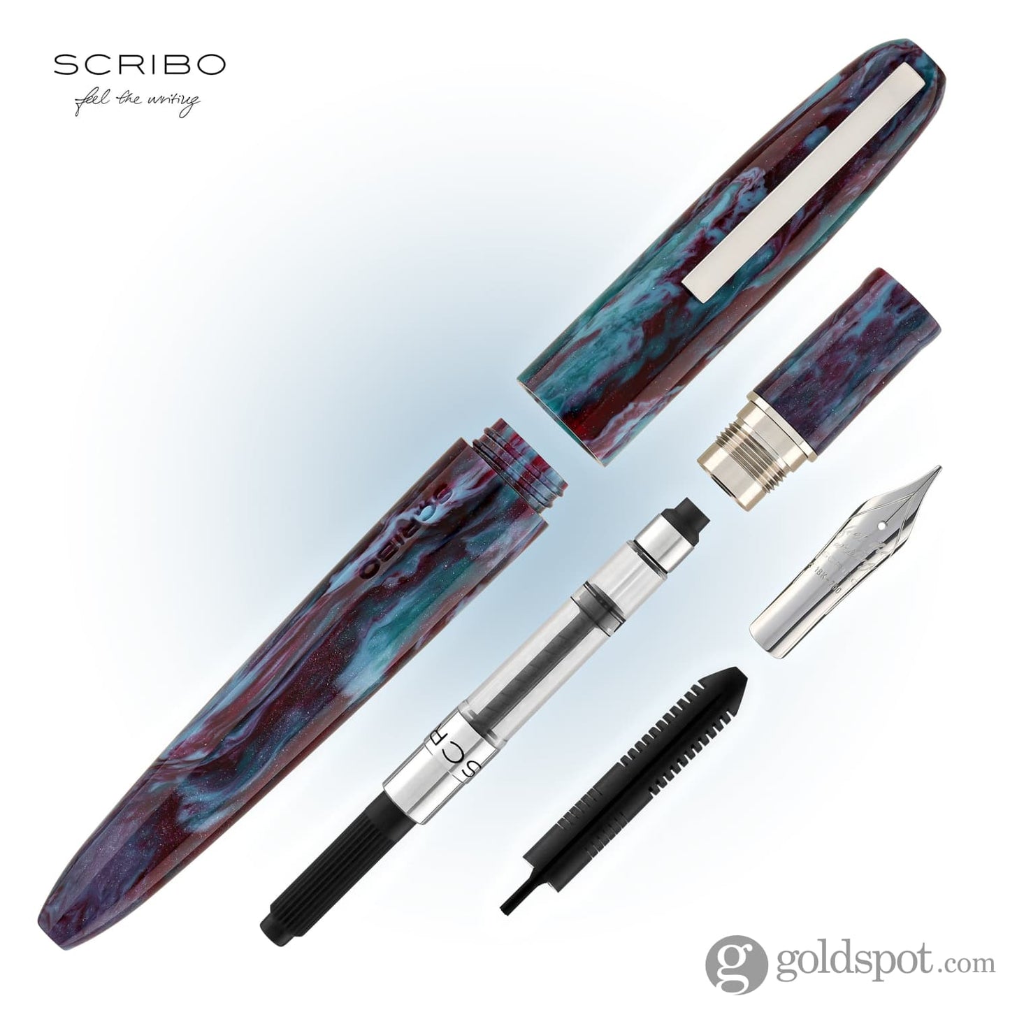 Scribo Piuma Fountain Pen in Fusione Diamondcast Fountain Pen