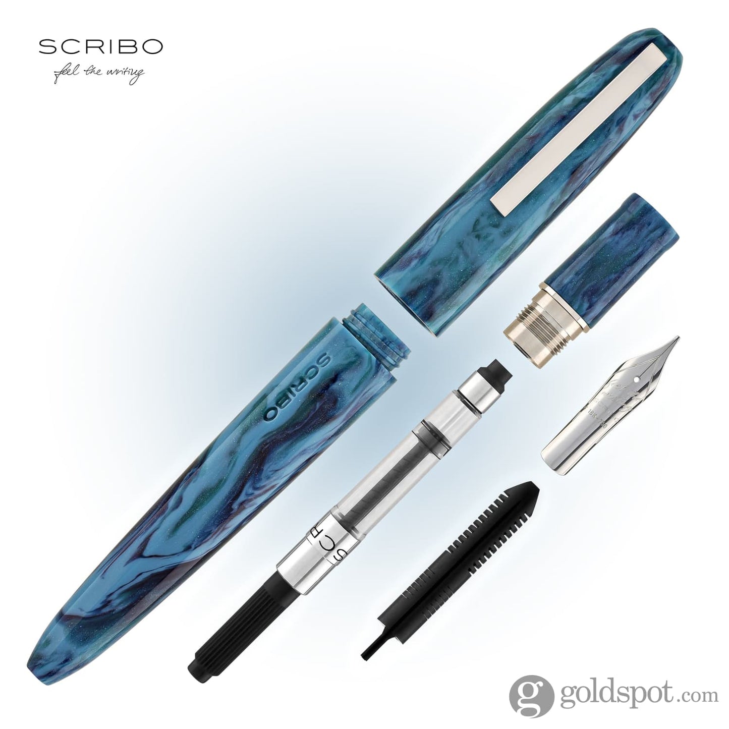 Scribo Piuma Fountain Pen in Senso Diamondcast Fountain Pen