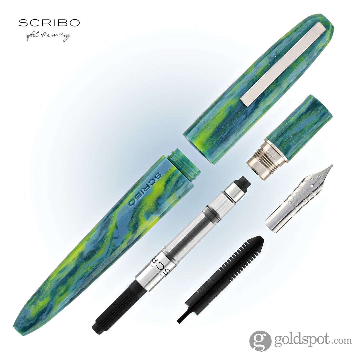 Scribo Piuma Fountain Pen in Sinestesia Diamondcast Fountain Pen