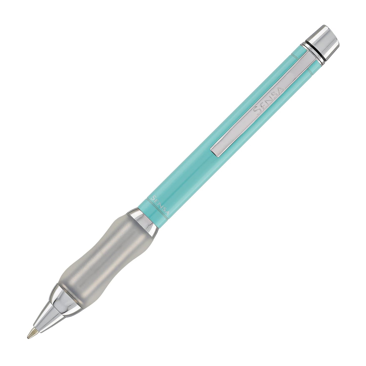 Sensa Metro Ballpoint Pen in Steel Turquoise Sea Ballpoint Pens