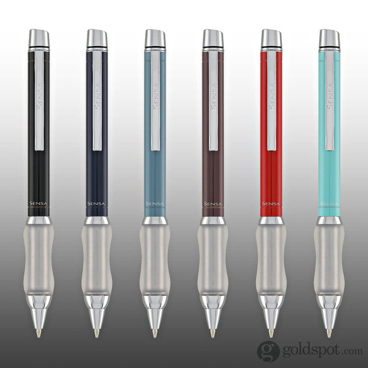 Sensa Metro Ballpoint Pen in Steel Turquoise Sea Ballpoint Pens