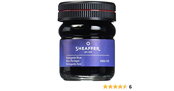 Sheaffer Bottled Ink in Renegade (Blue) Bottled Ink