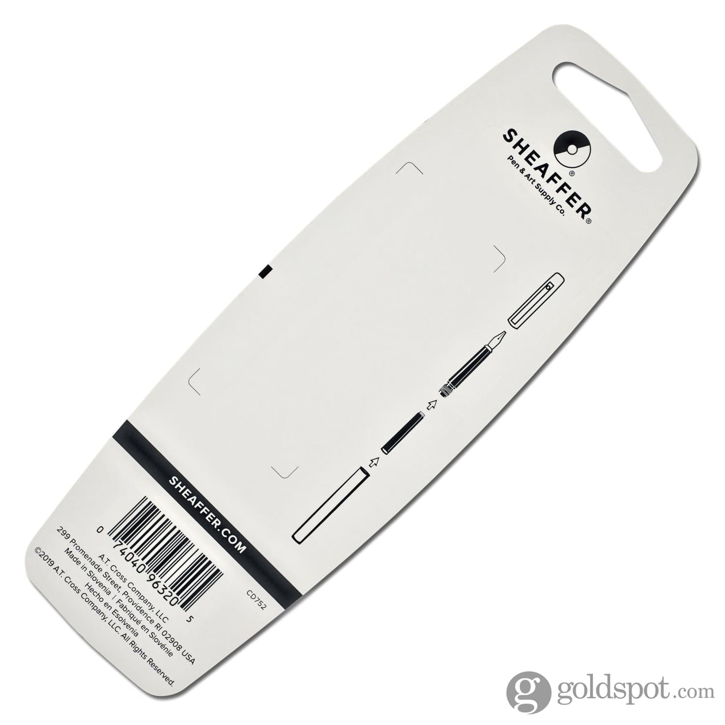 Sheaffer Ink Cartridges in Blue - Pack of 5 Fountain Pen Cartridges