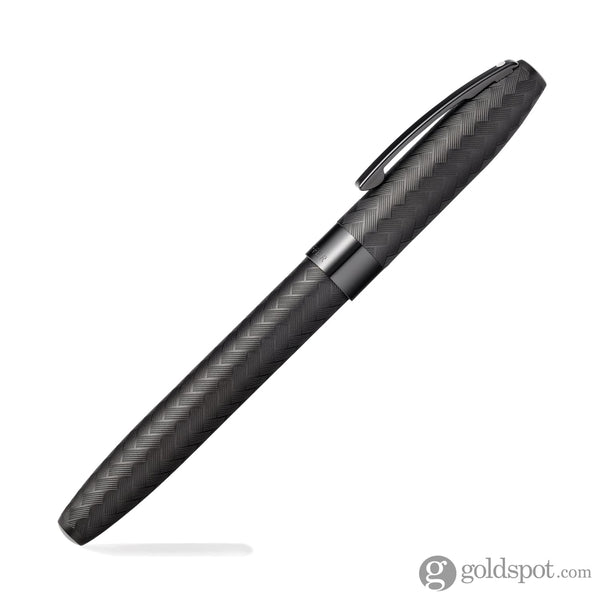 Sheaffer Legacy Rollerball Pen in Matte Black with Chevron Engraving Pattern Rollerball Pen