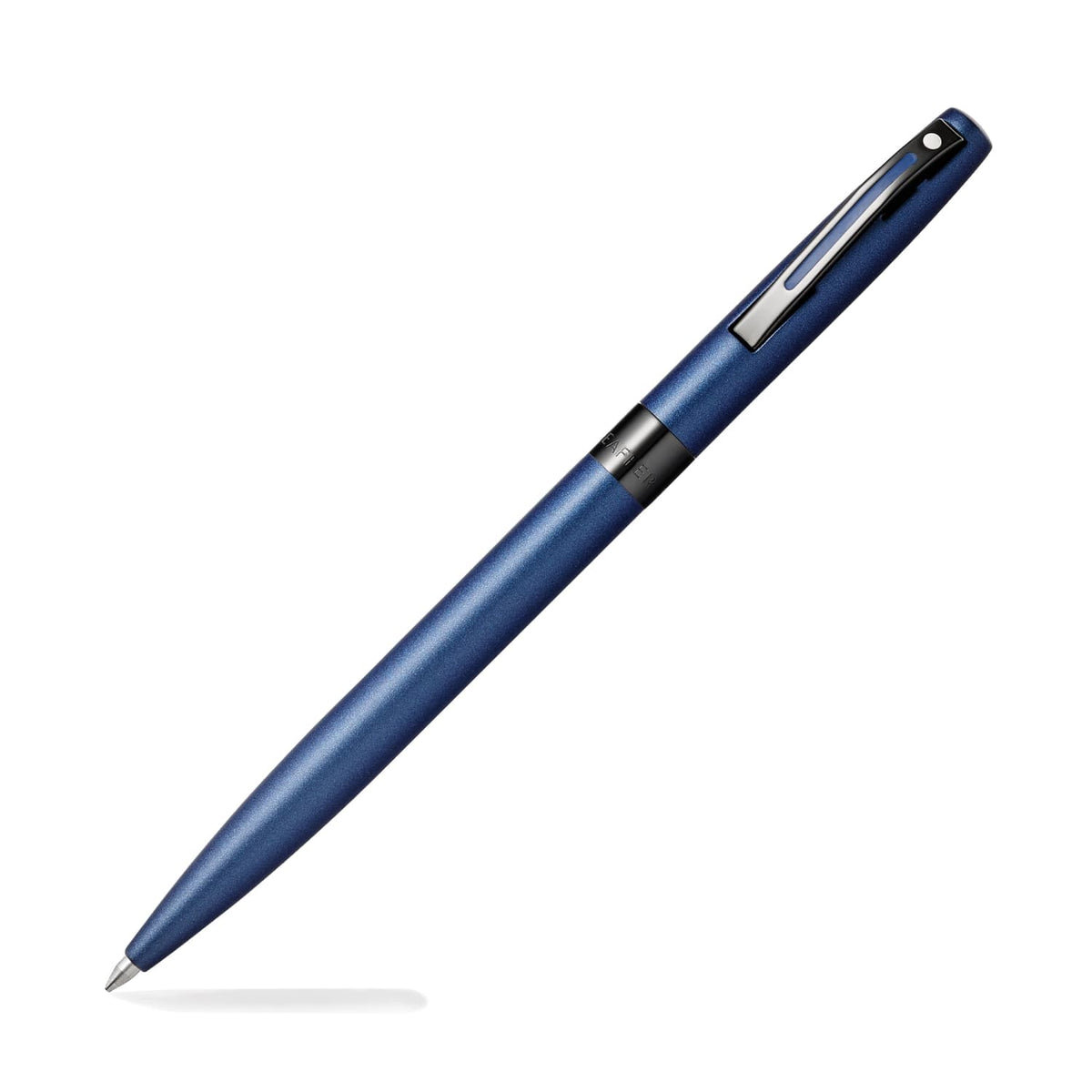 Sheaffer Reminder Ballpoint Pen in Matte Blue with Black PVD Trim
