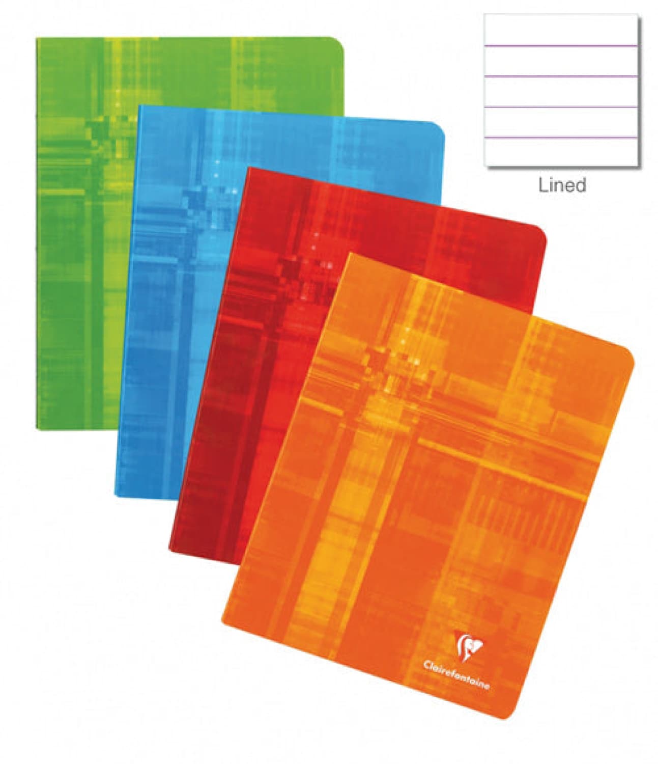 Clairefontaine Staplebound Ruled Notebook in Assorted Colors Notebook