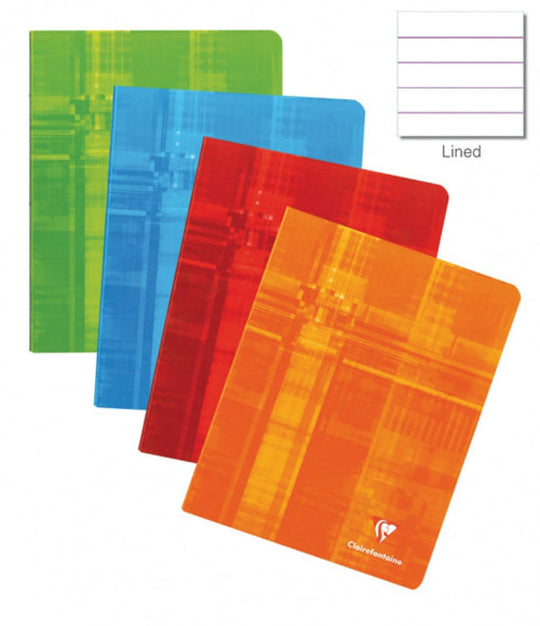Single Clairefontaine Staplebound Lined Notebook - Assorted Color