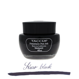 Taccia Bottled Ink in Kuro Black - 40 mL