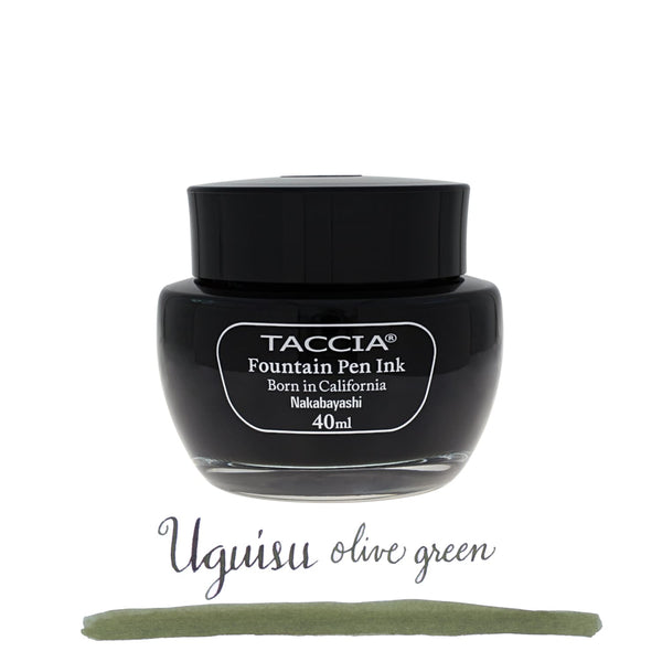 Taccia Bottled Ink in Uguisu Olive Green - 40 mL Bottled Ink