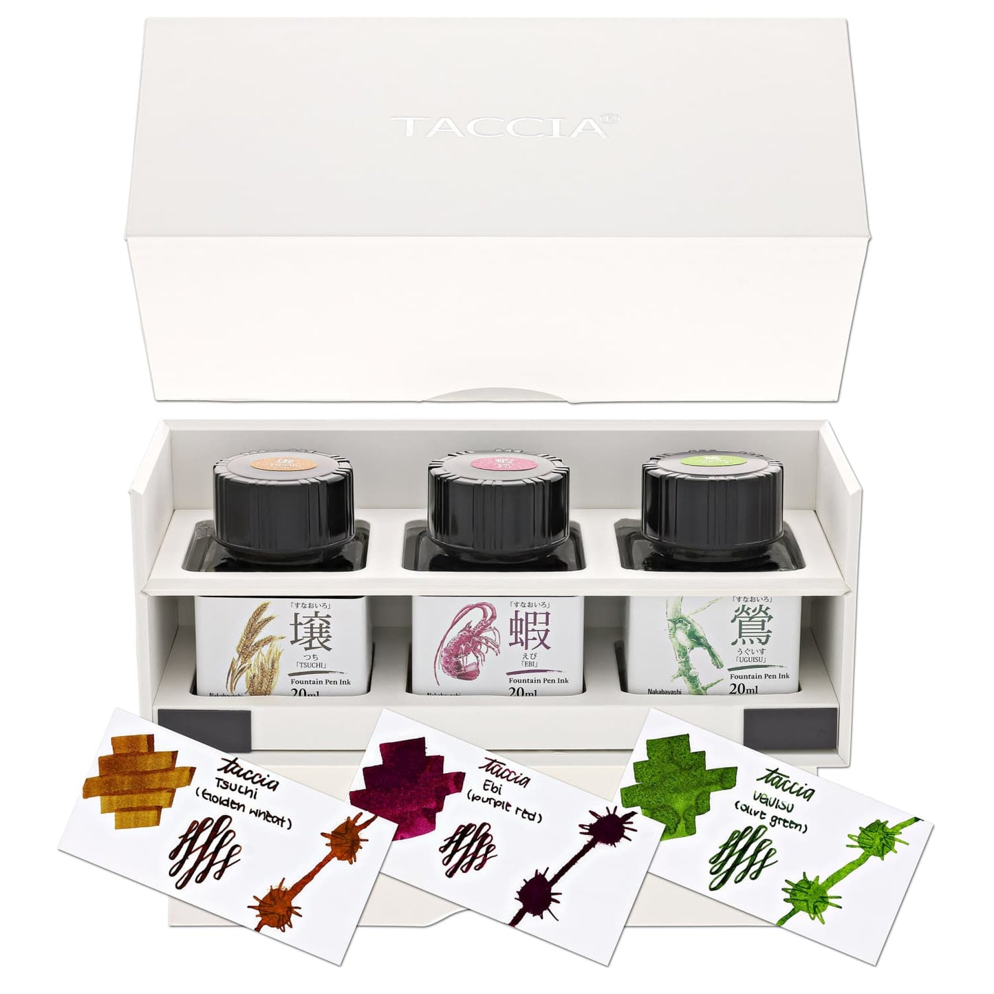 Taccia Mini Bottled Ink Set in Atmospheric Austerely Elegant - 20mL Bottled Ink