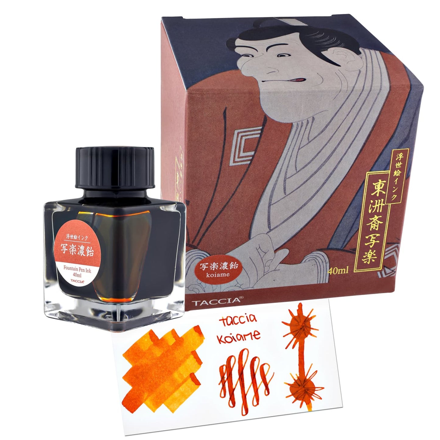 Taccia Sharaku-Koiame (Orangish Brown) Bottled Ink - 40 mL Bottled Ink