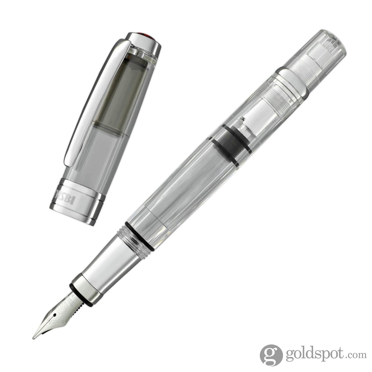 TWSBI Diamond 580AL Fountain Pen in Silver Fountain Pen