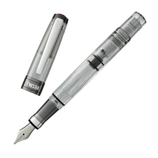 TWSBI Diamond 580ALR Fountain Pen in Nickel Gray