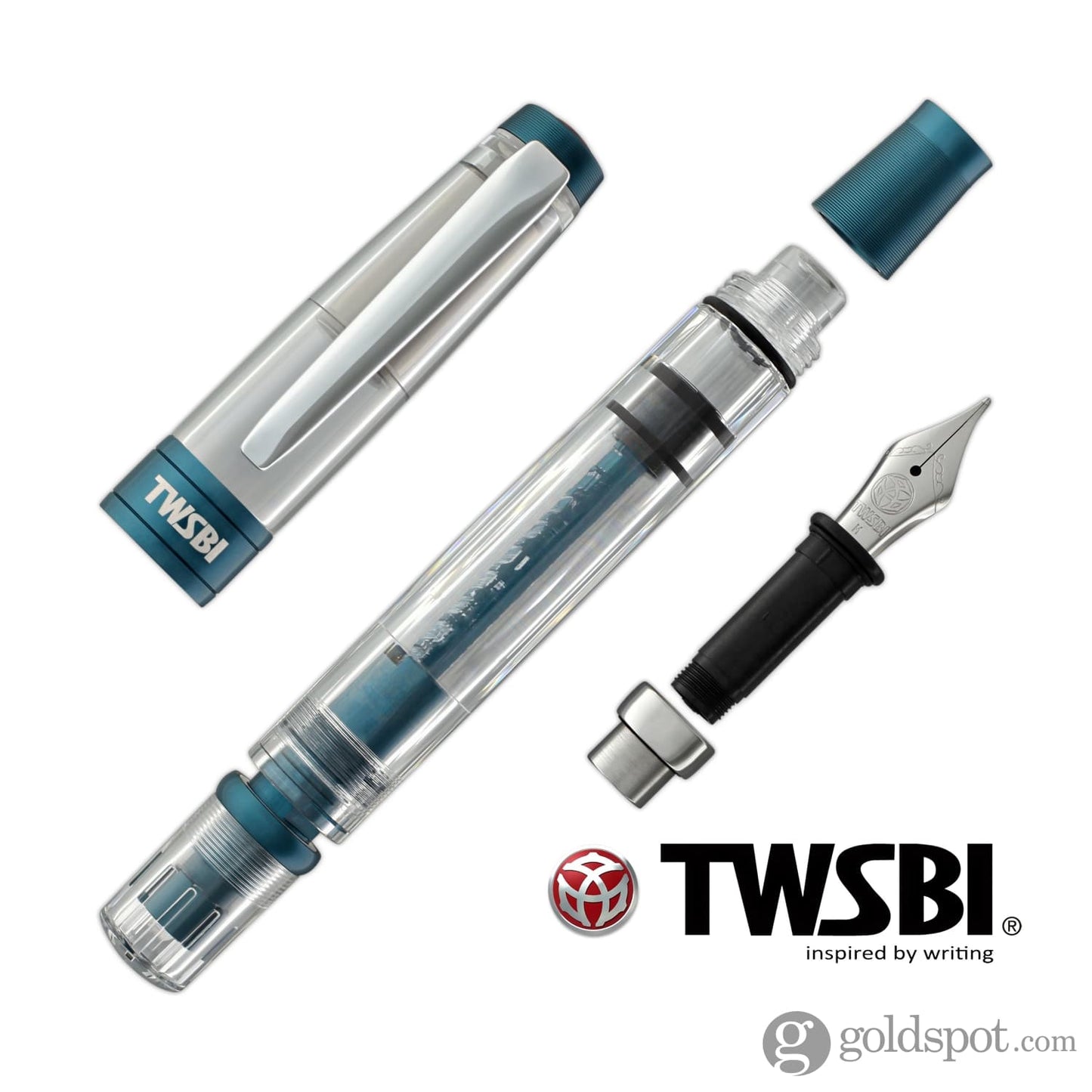 TWSBI Diamond 580ALR Fountain Pen in Prussian Blue Special Edition Fountain Pen