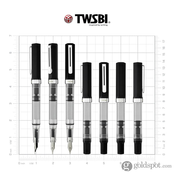 TWSBI Eco Fountain Pen in Black Fountain Pen