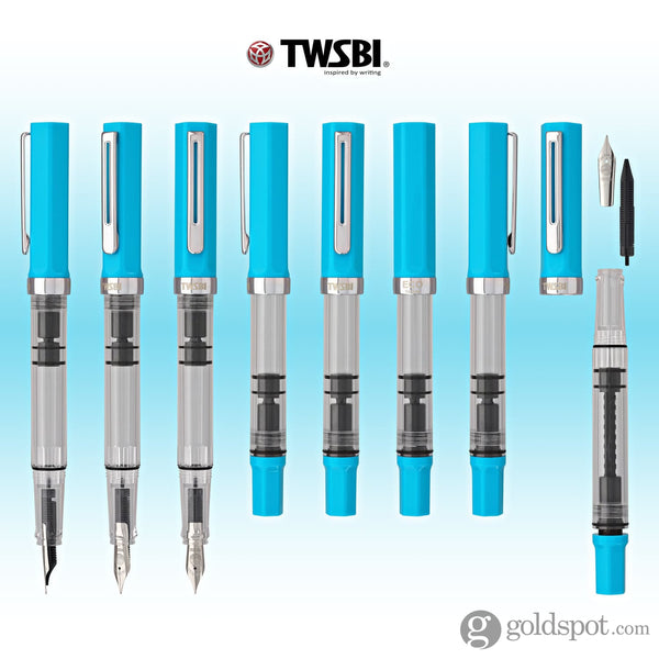 TWSBI Eco Fountain Pen in Cerulean Fountain Pen