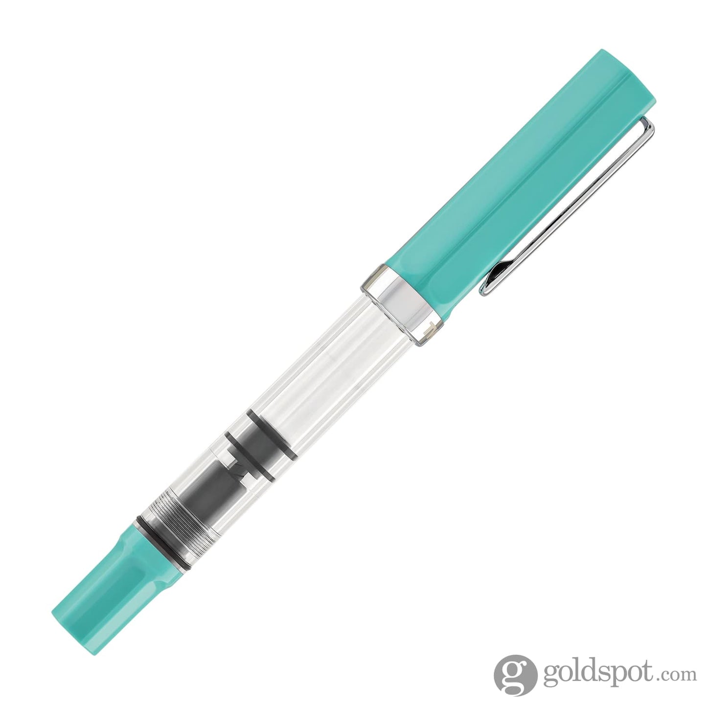 TWSBI Vulpen Eco Persian Green, zuigervulling, hardstalen veer M, hars TWSBI Vulpen Eco Persian Green, zuigervulling, hardstalen veer M, hars