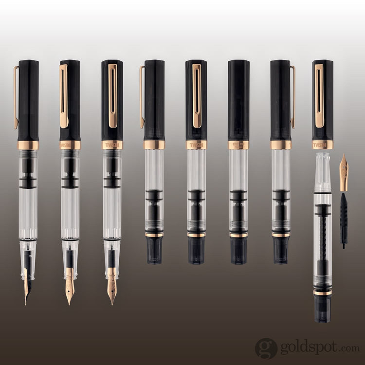 TWSBI Eco Fountain Pen in Smoke Rose Gold Fountain Pen