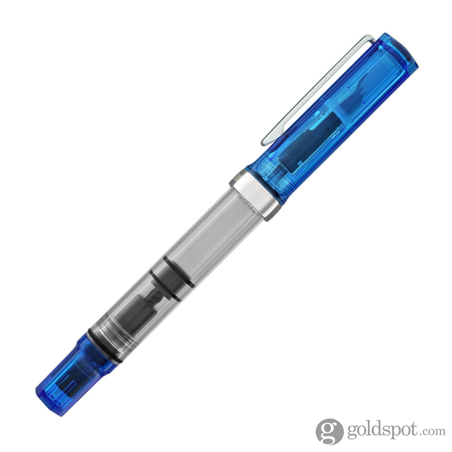 TWSBI Eco Fountain Pen in Transparent Blue - Goldspot Pens